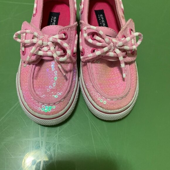 Sperry Top Sider Bahama JR. Pink Slip on Loafers, shoes with laces. Size 7M - Picture 8 of 9